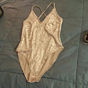 Velvet bodysuit